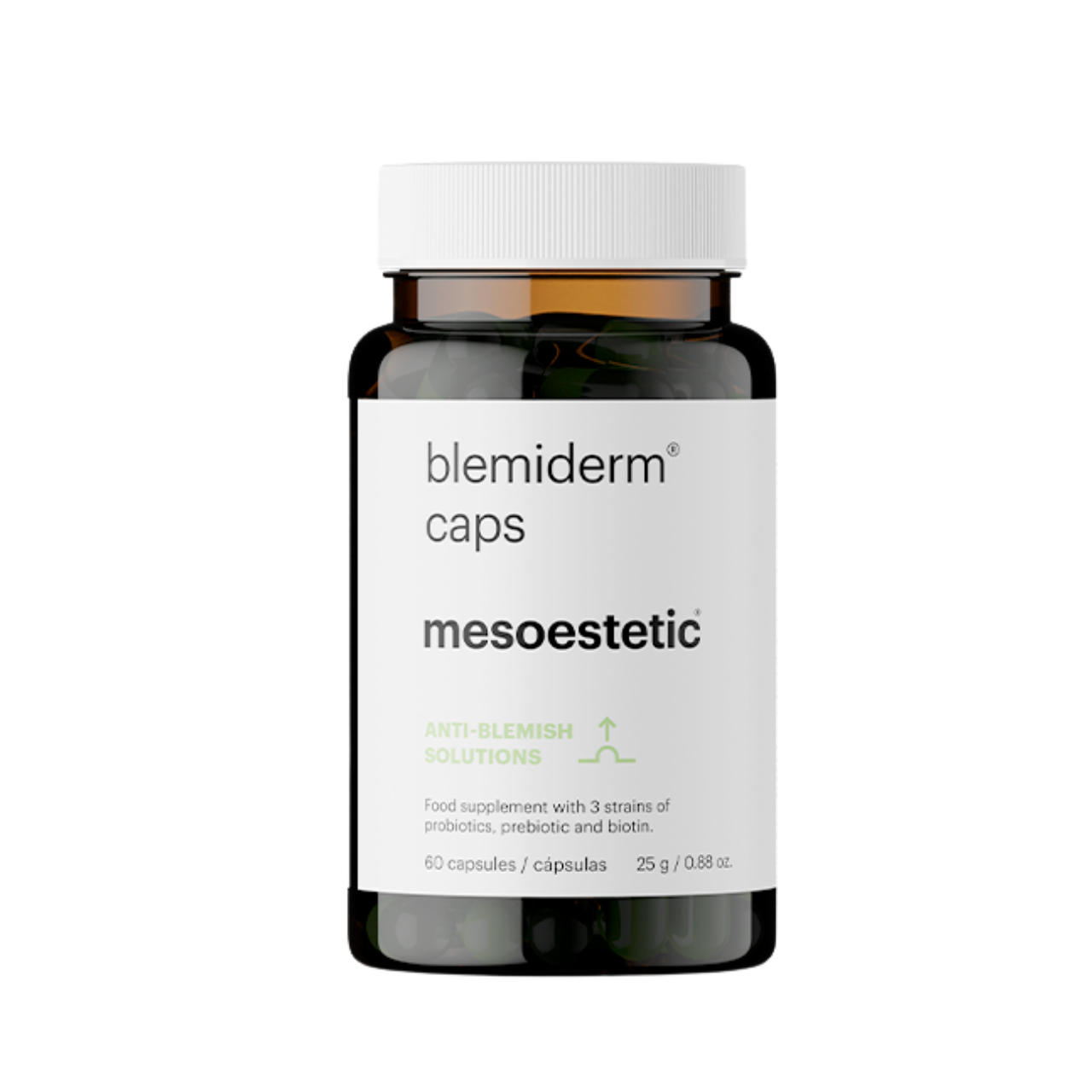 Blemiderm caps Mesoestetic 60 kaps. – suplement na skórę z niedoskonałościami