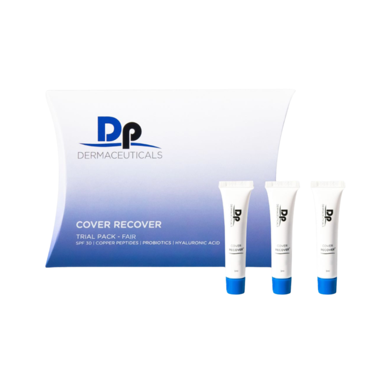 Cover Recover DP Dermaceuticals 3 x 3 ml - podkład medyczny z kolorem SPF30