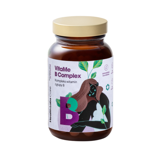 Vitamin B Complex Health Labs Care - suplement diety 60 kapsułek