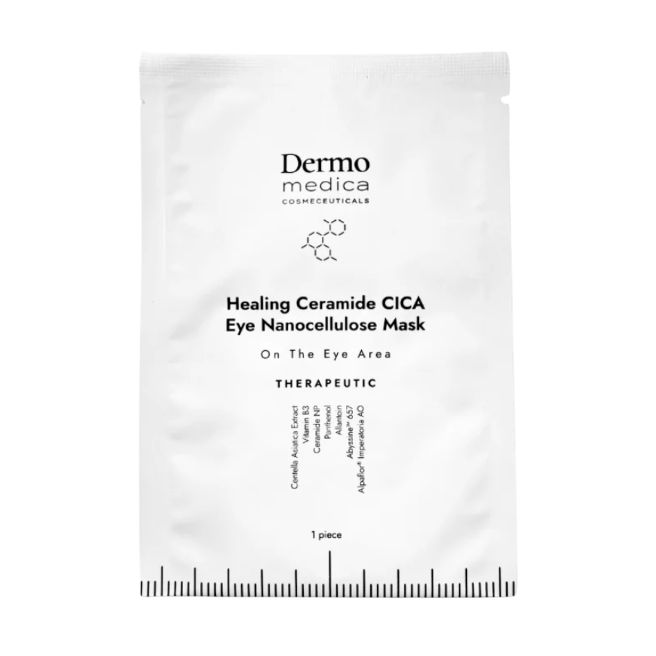 Healing Ceramide CICA Eye Nanocellulose Mask On The Eye Area Dermomedica 1 szt - maska w płachcie