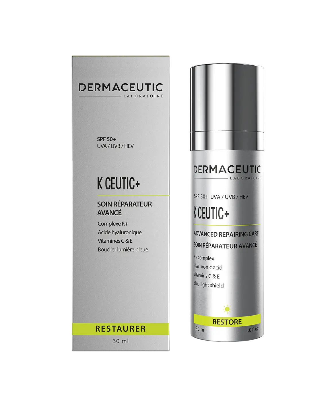 K Ceutic+ Dermaceutic 30 ml - Zaawansowany krem regenerująco-ochronny z SPF 50