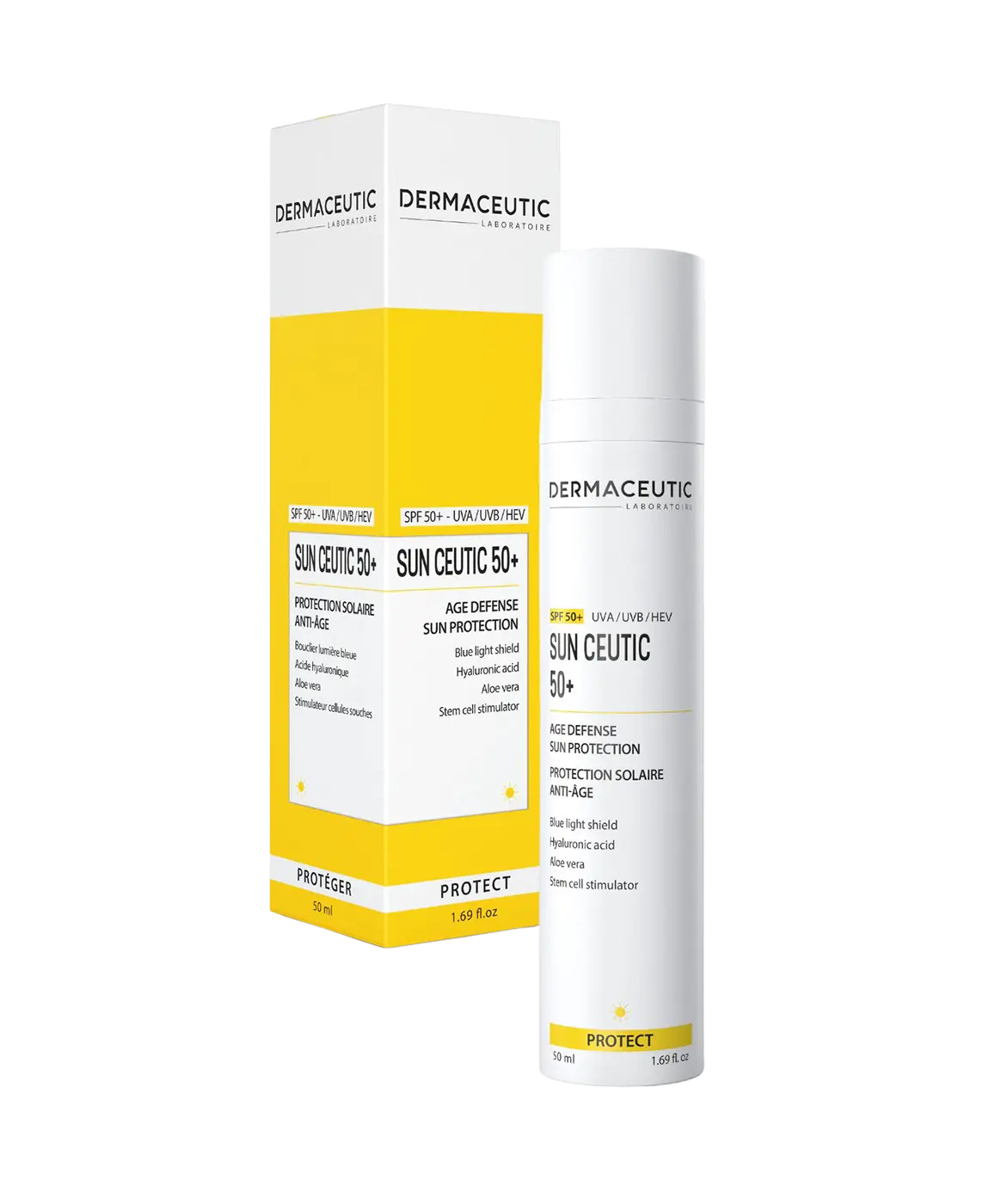 Sun Ceutic 50+ Dermaceutic 50 ml - Przeciwstarzeniowy krem ochronny SPF 50+