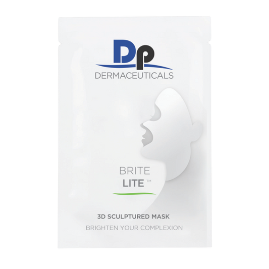 Brite Lite 3D Sculptured Mask DP Dermaceuticals 1 szt. - maska nawilżająca i redukująca przebarwienia