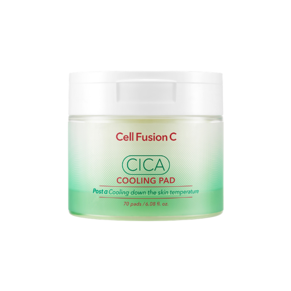 Cica Cooling Pad Cell Fusion C 70 szt. / 180 ml – chłodzące płatki łagodząco-regenerujące