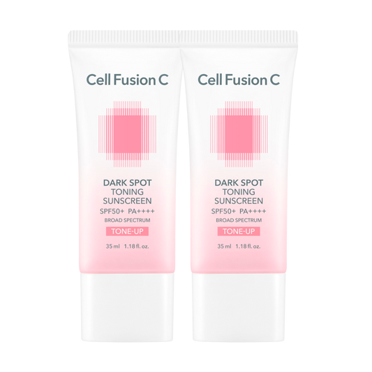 Dark Spot Toning Sunscreen SPF50+ PA++++ 2 x 35 ml Cell Fusion C