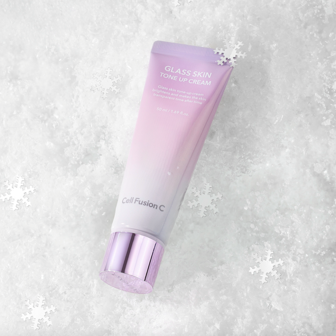 Glass Skin Tone Up Cream Cell Fusion C 50 ml - krem wygładzająco-rozświetlający