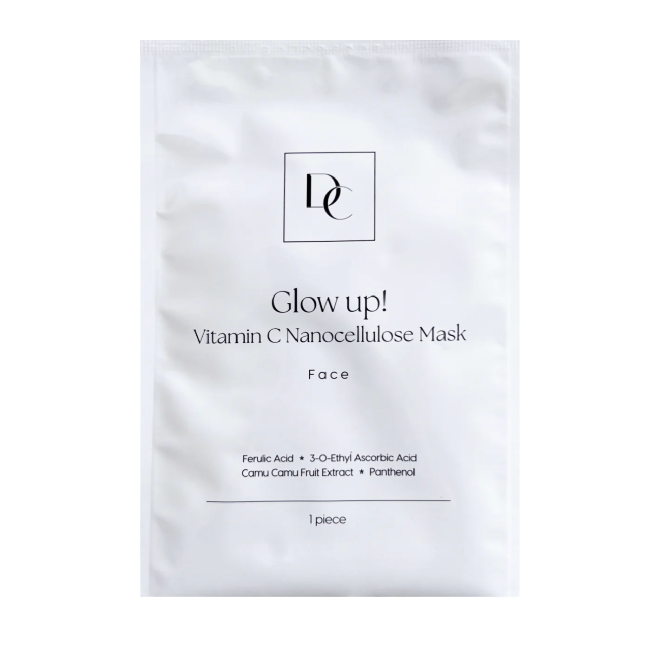 GLOW UP! Vitamin C Nanocellulose Mask Face Dermomedica 1 szt - maska w płachcie