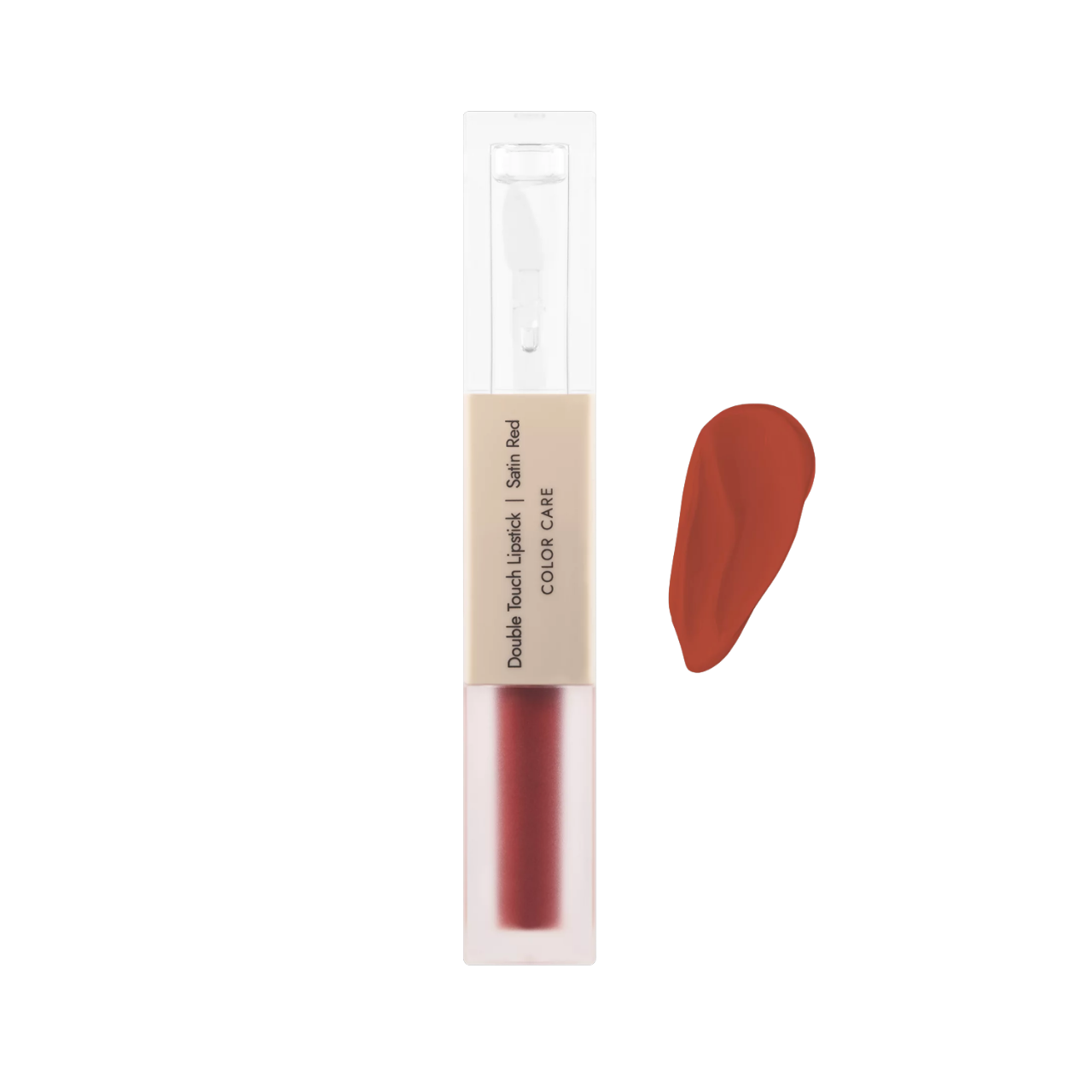 Double Touch Lipstick Satin Red Dermomedica – dwufazowa pomadka o ekstremalnej trwałości