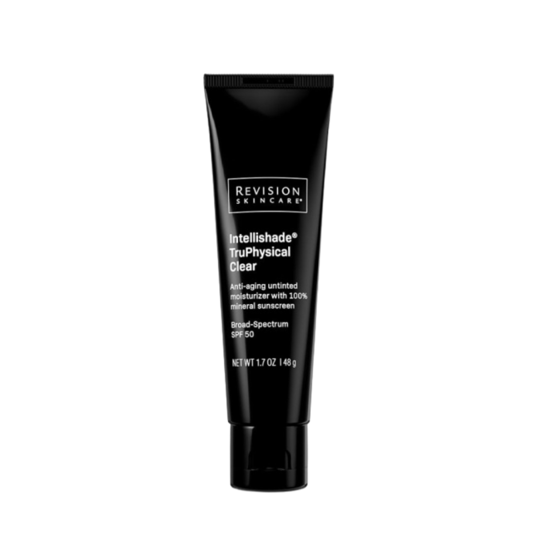 Intellishade TruPhysical Clear SPF 50 Revision Skincare 48 g – bezbarwny krem przeciwstarzeniowy z mineralnym filtrem