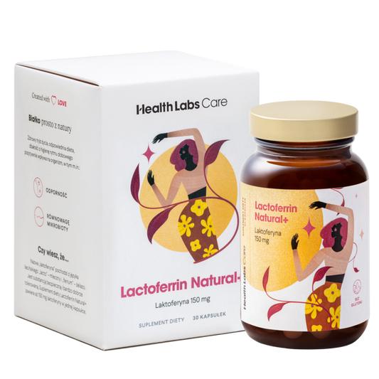 Lactoferrin Natural+ Health Labs Care - suplement diety 30 kapsułek