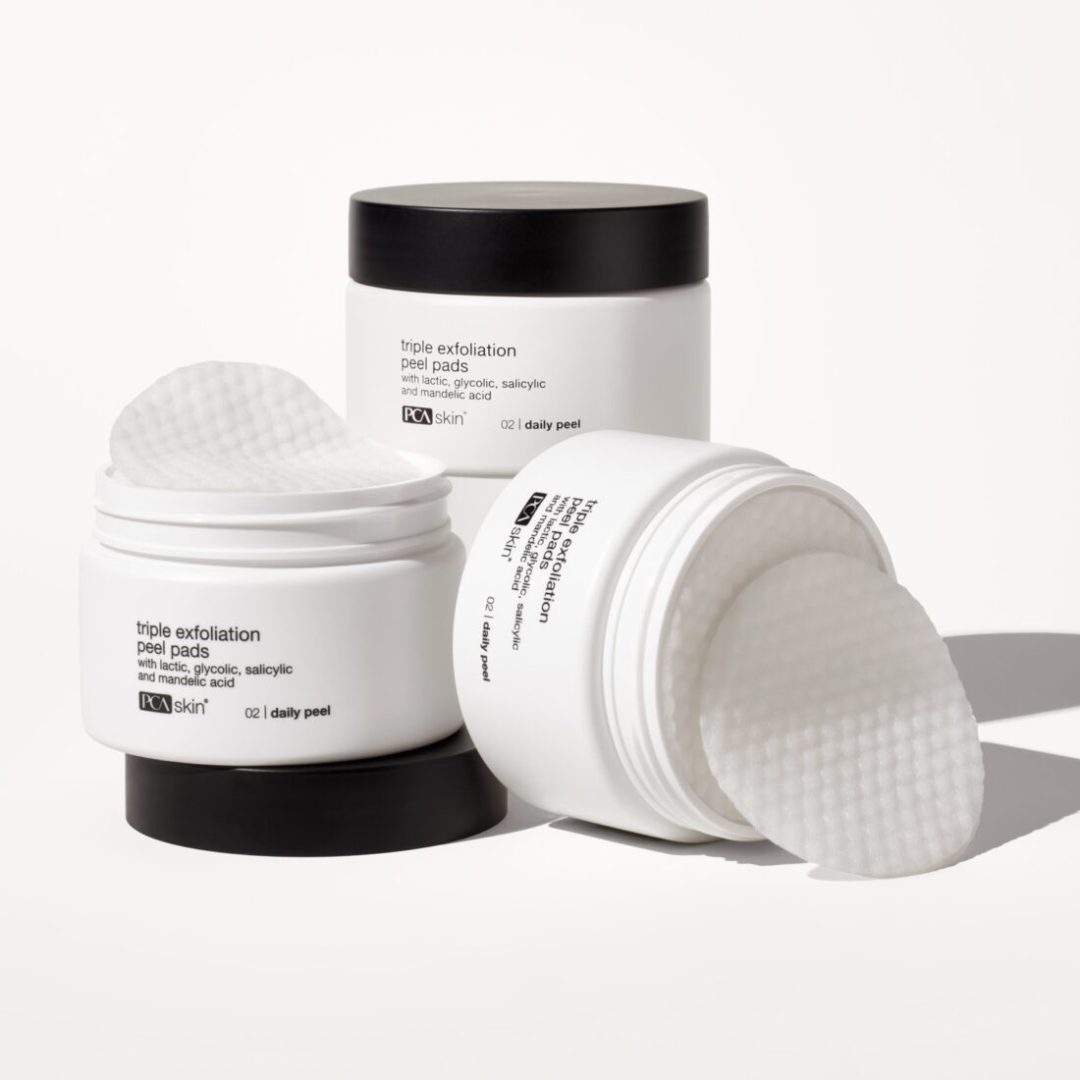 Triple Exfoliation Peel Pads PCA Skin 30 szt. – złuszczające płatki potrójnego działania