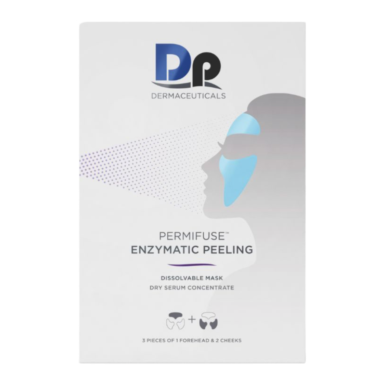 Permifuse™ Enzymatic Peeling Mask DP Dermaceuticals 3 szt. - rozpuszczalna maska złuszczająca
