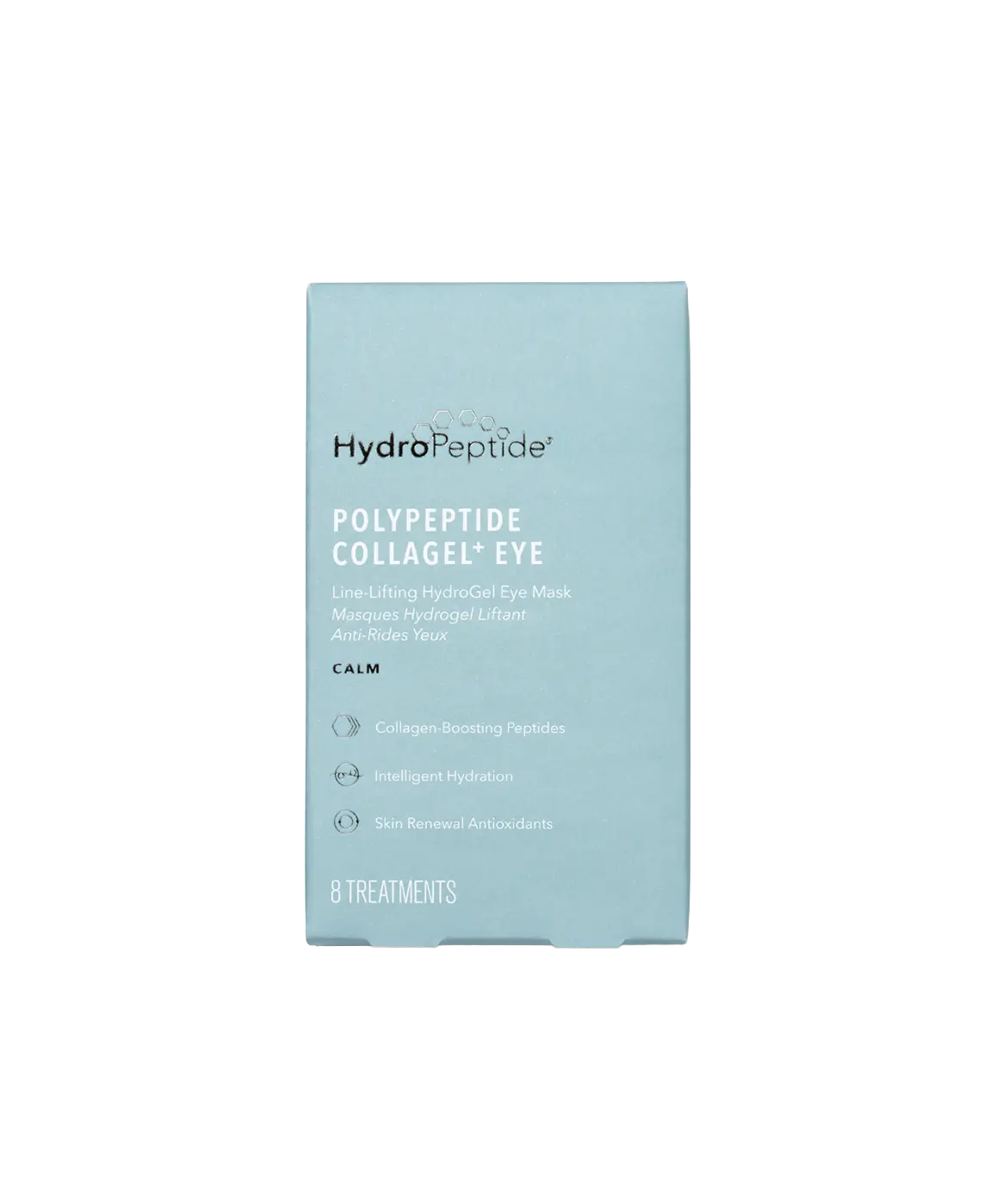 PolyPeptide Collagel Eye Mask HydroPeptide 8 par – hydrożelowe płatki redukujące zmarszczki pod oczami