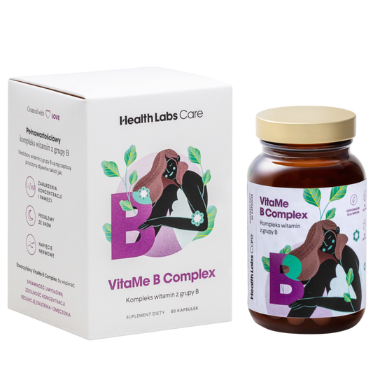 Vitamin B Complex Health Labs Care - suplement diety 60 kapsułek