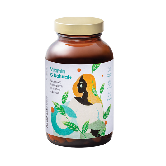 Vitamin C Natural+ Health Labs Care - suplement diety 60 kapsułek