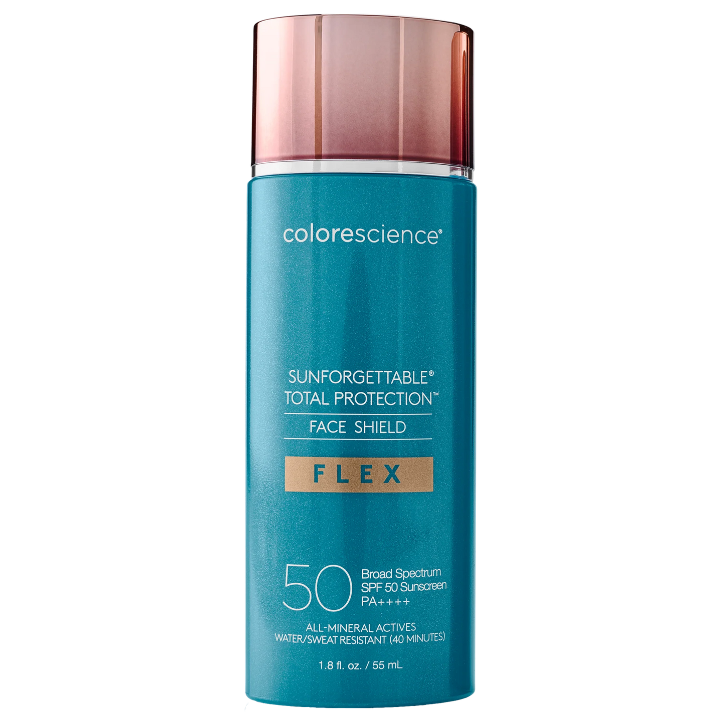 Face Shield Flex Sunforgettable® Total Protection® SPF 50 Colorescience 55 ml – koloryzująca mineralna emulsja ochronna do twarzy