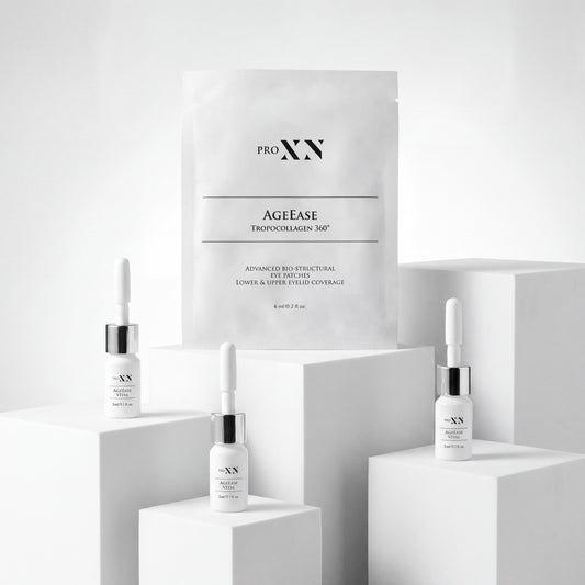 ProXN AgeEase Tropocollagen 360 - płatki z biocelulozy pod oczy