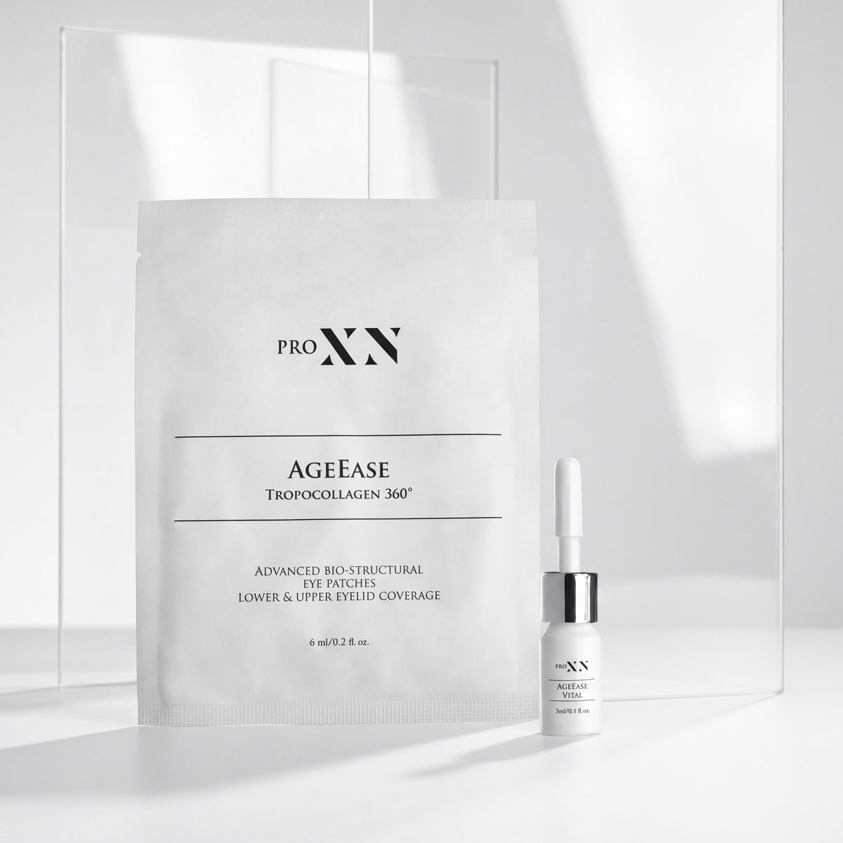 ProXN AgeEase Tropocollagen 360 - płatki z biocelulozy pod oczy