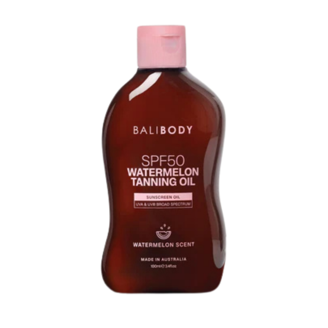 Watermeleon Tanning Oil SPF50 Bali Body 100 ml – olejek do opalania SPF50 o zapachu arbuza