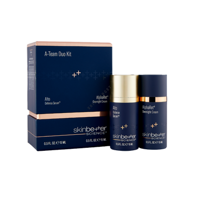 Skinbetter Science A-Team Duo Kit, zestaw AlphaRet Overnight Cream i Alto Advanced