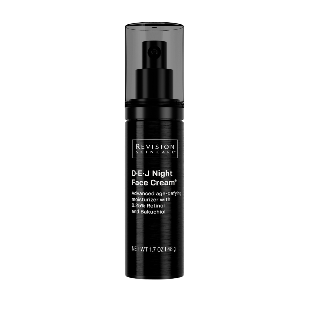 DEJ Night Face Cream Revision Skincare 48 g – odmładzający krem na noc z retinolem i bakuchiolem