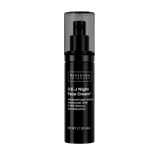 DEJ Night Face Cream Revision Skincare 48 g – odmładzający krem na noc z retinolem i bakuchiolem