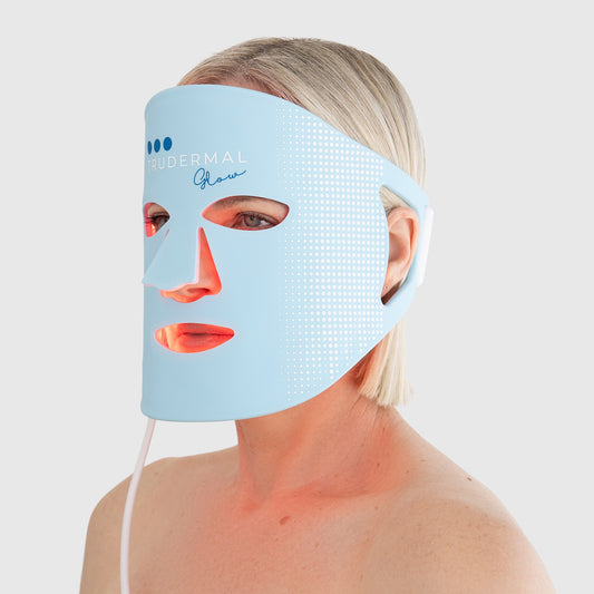 Glow LED Light Therapy Trudermal - Maska LED na twarz
