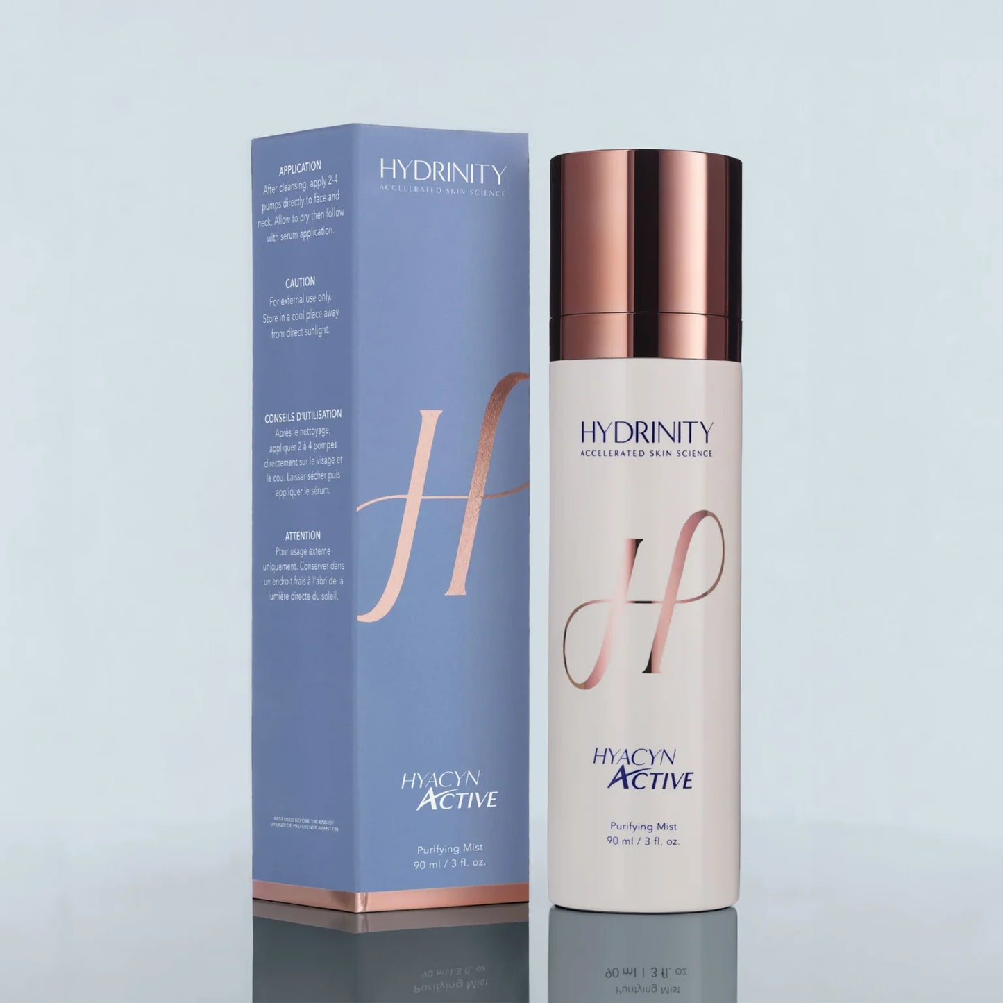 Hyacyn Active Hydrinity 90 ml – kojąca mgiełka oczyszczająca do skóry wrażliwej