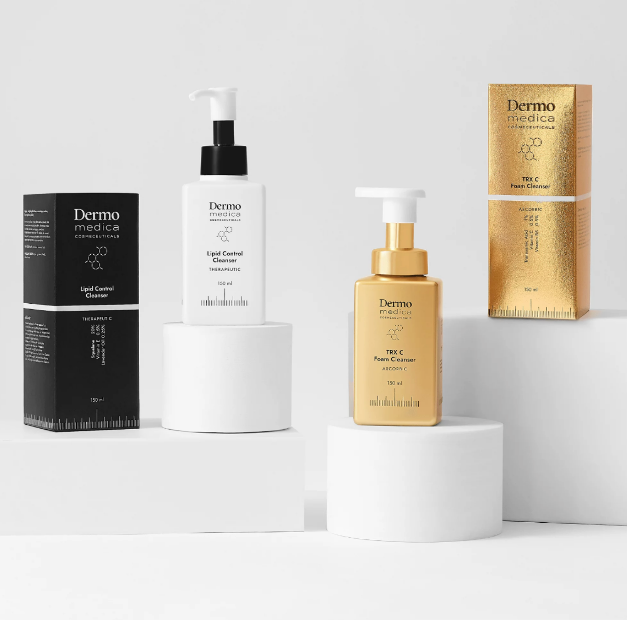 Zestaw Lipid Control Cleanser 150 ml + TRX C Foam Cleanser 150 ml Dermomedica
