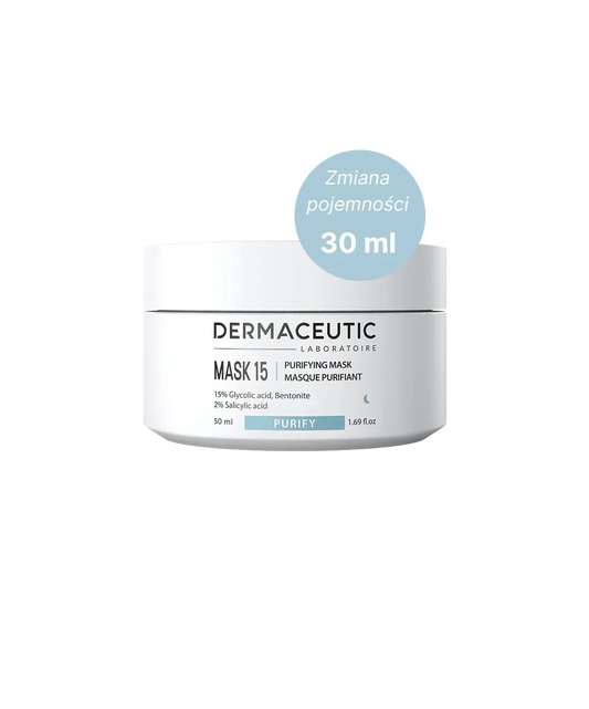 Mask 15 Dermaceutic 30 ml - Oczyszczająca maska z kwasami i bentonitem