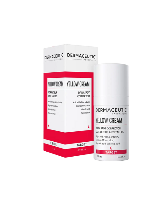 Yellow Cream Dermaceutic 15 ml - Punktowy korektor na przebarwienia