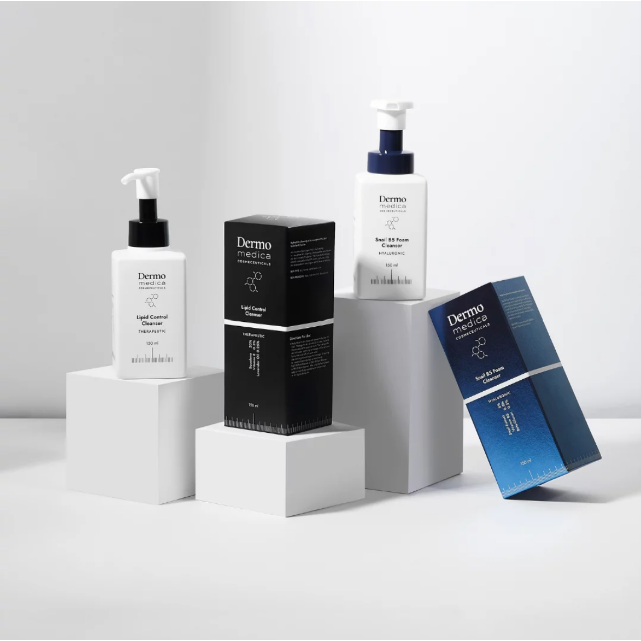 Zestaw Lipid Control Cleanser 150 ml + Snail B5 Foam Cleanser 150 ml Dermomedica