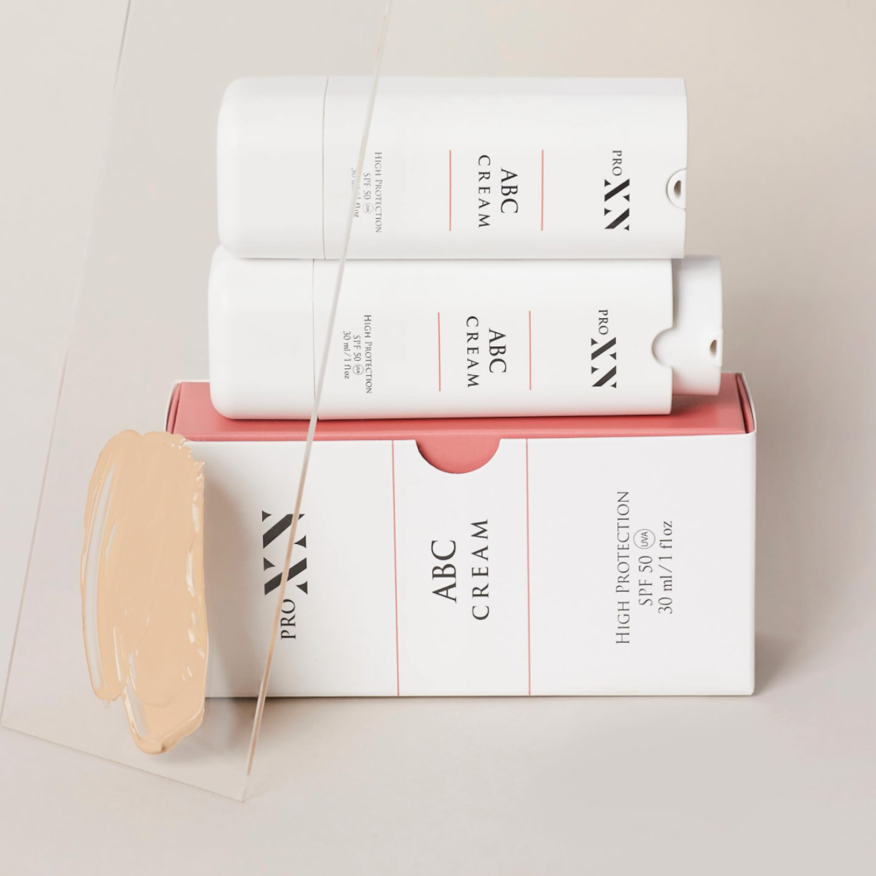 ProXN ABC Cream SPF50, krem z filtrem z kolorem