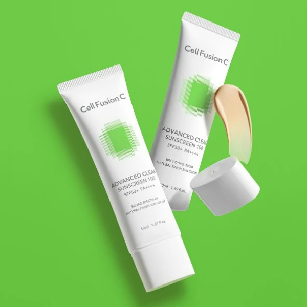 Advanced Clear Sunscreen 100 SPF48/PA+++Cell Fusion C