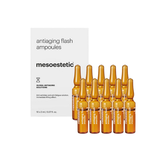 Ampułki AntiAging Flash Mesoestetic 10 x 2 ml – ampułki o natychmiastowym efekcie napinającym