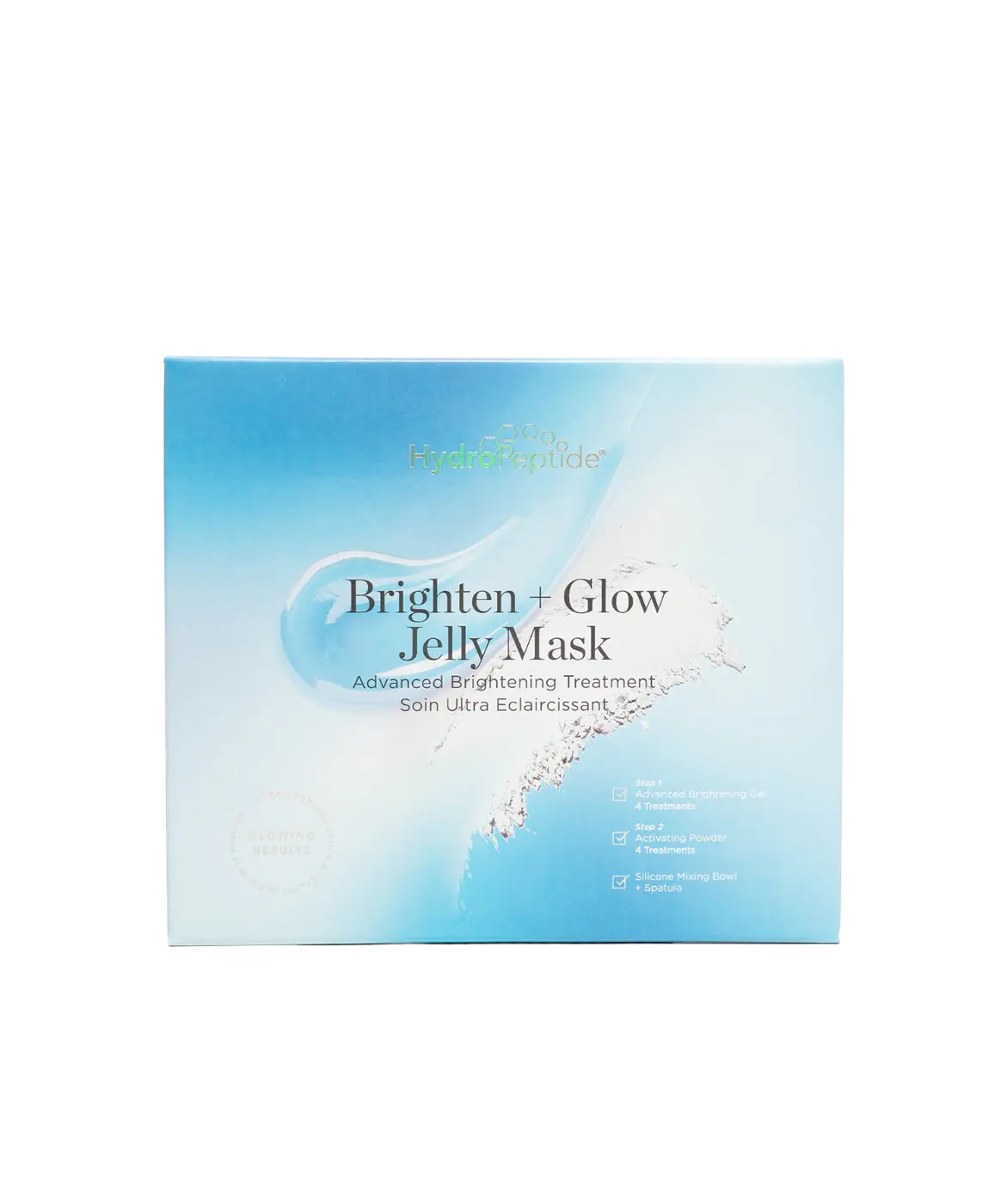 Brighten & Glow Jelly Mask HydroPeptide – dwuetapowa maska hydrożelowa rozświetlająca