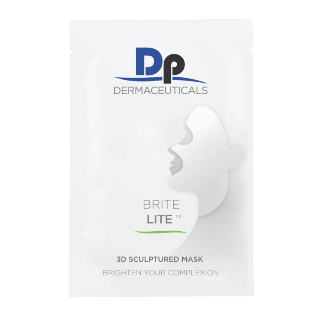 Brite Lite 3D Sculptured Mask DP Dermaceuticals 1 szt. - maska nawilżająca i redukująca przebarwienia