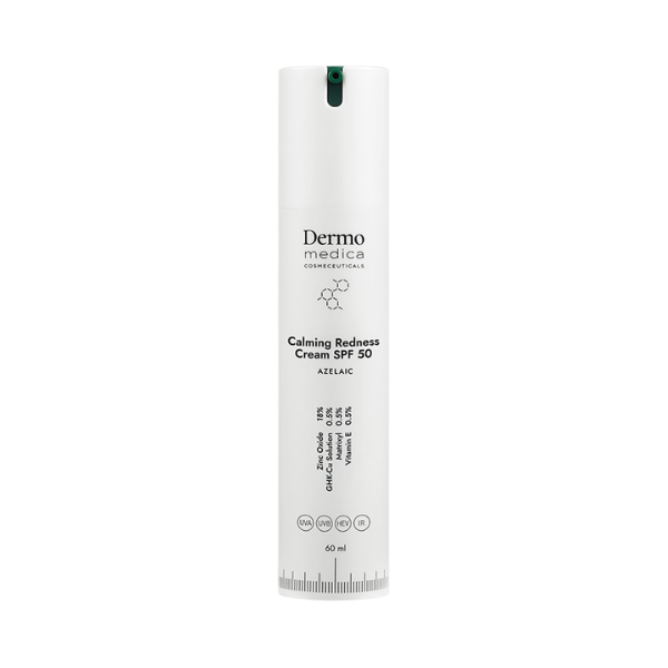 Calming Redness Cream SPF 50 Dermomedica 50 ml – krem mineralny SPF 50 do skóry naczyniowej i z rumieniem