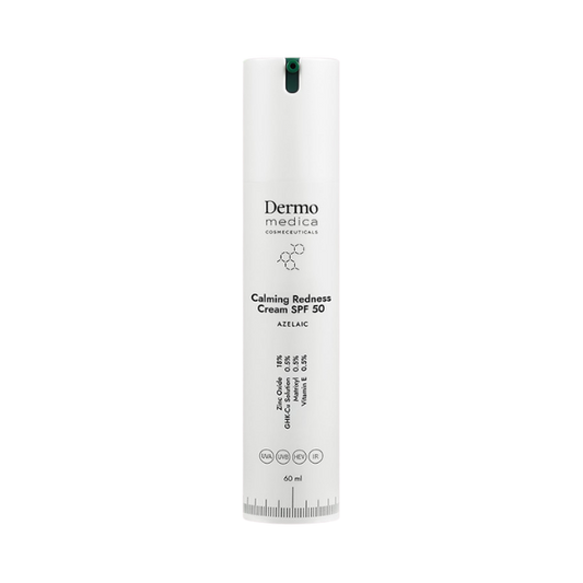 Calming Redness Cream SPF 50 Dermomedica 50 ml – krem mineralny SPF 50 do skóry naczyniowej i z rumieniem