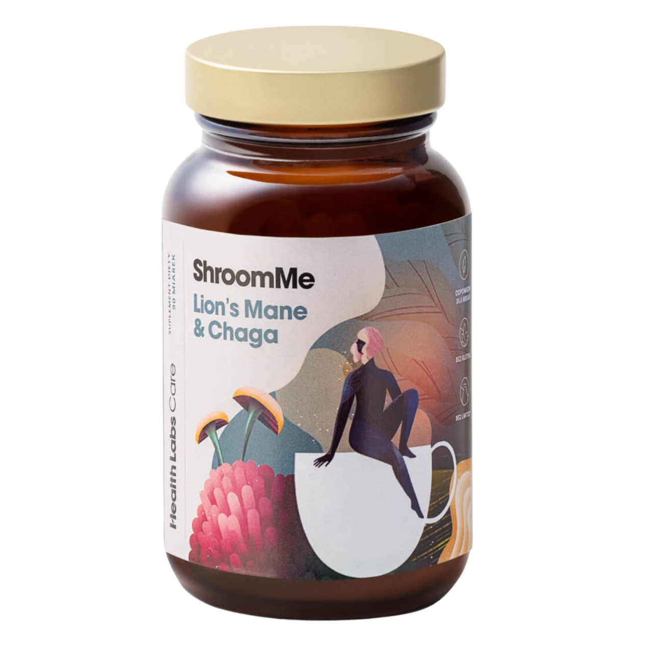ShroomMe Lion’s Mane & Chaga Health Labs Care - suplement diety 90 porcji