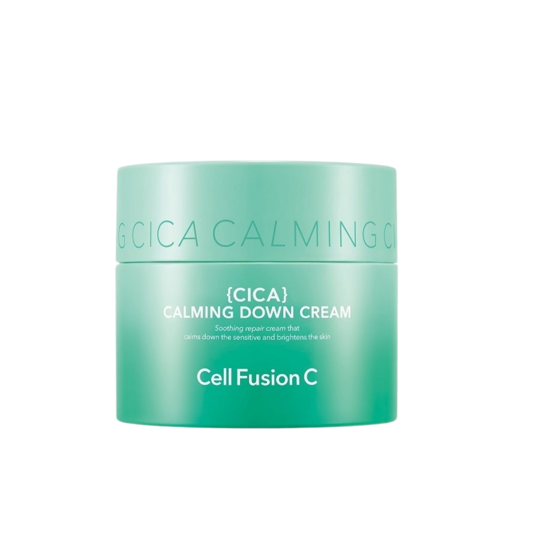Cell Fusion C Cica Calming Down Cream 50 ml – kojący krem łagodzący zaczerwienienia do cery wrażliwej