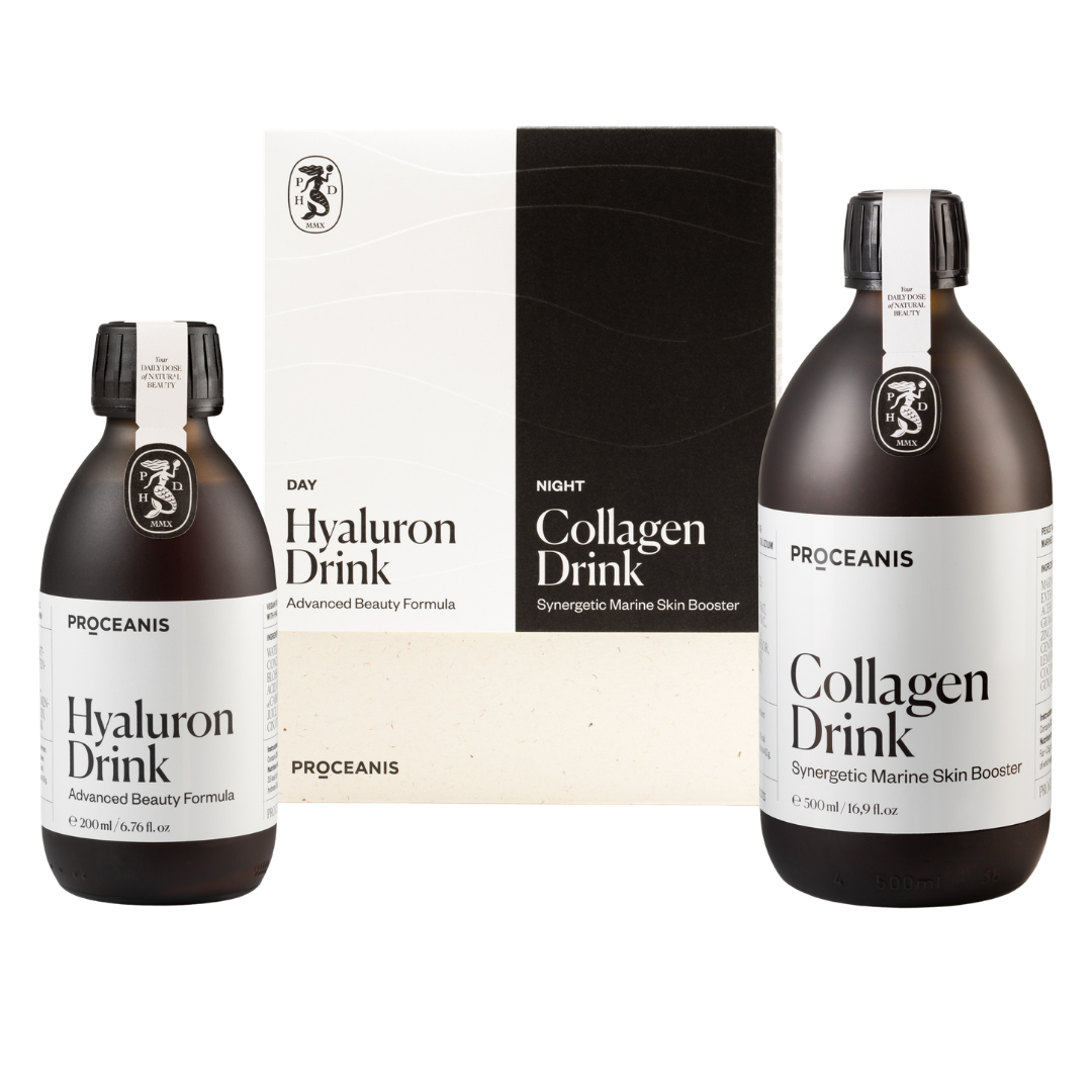 Proceanis Hyaluron & Collagen Drink Day & Night - zestaw suplementów na dzień i noc 200 ml