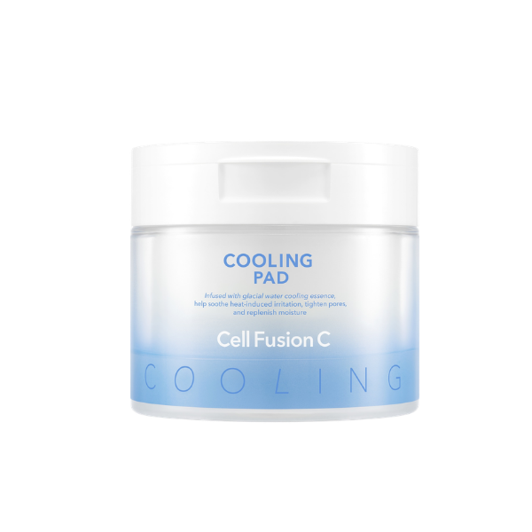 Cooling Pad Cell Fusion C 70 szt. / 180 ml – chłodząco-nawilżające płatki tonizujące