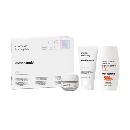 Cosmelan home pack Mesoestetic zestaw – zestaw depigmentujący do pielęgnacji domowej
