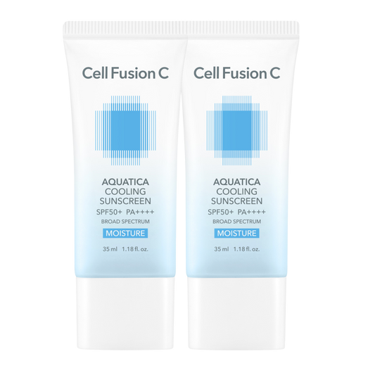 Aquatica Cooling Sunscreen SPF50+ 2 x 35 ml Cell Fusion C