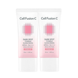 Cell Fusion C Dark Spot Toning Sunscreen SPF50+ PA - tonujący krem z filtrem na przebarwienia, zestaw 2 szt. 2 x 35 ml