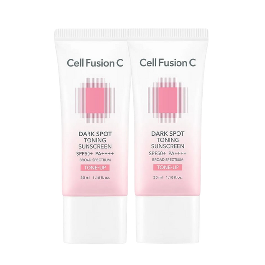 Dark Spot Toning Sunscreen SPF50+ PA++++ 2 x 35 ml Cell Fusion C