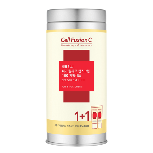 Derma Relief Sunscreen100 SPF 50+/PA+++ Cell Fusion C 2 x 35 ml