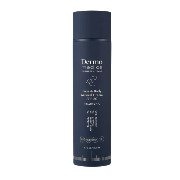 Dermomedica Face and Body Mineral Cream SPF 30 - krem z filtrem do ciała 200 ml