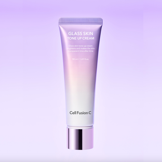 Glass Skin Tone Up Cream Cell Fusion C 50 ml - krem wygładzająco-rozświetlający